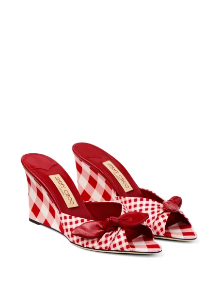 Sandale Jimmy Choo cu funde roșu