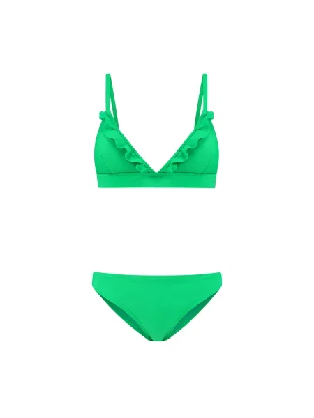 Shiwi Costum de baie două piese Beau neon verde