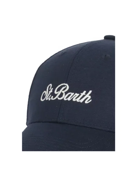Czapka z daszkiem Saint Barth niebieska