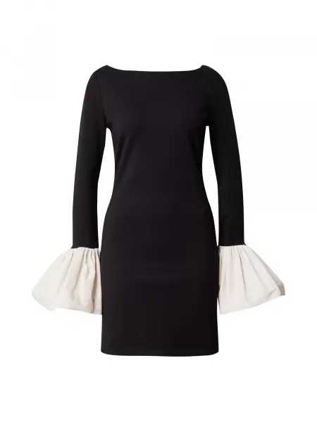 Staud Rochie HAWTHORNE negru alb