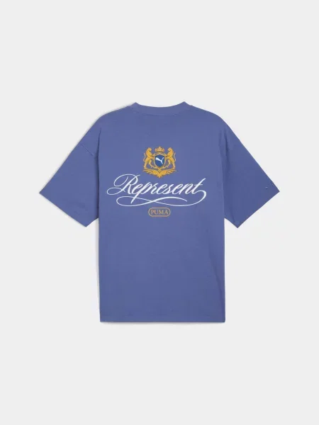 Футболка PUMA x Represent Graphic Tee комбінований верх синій