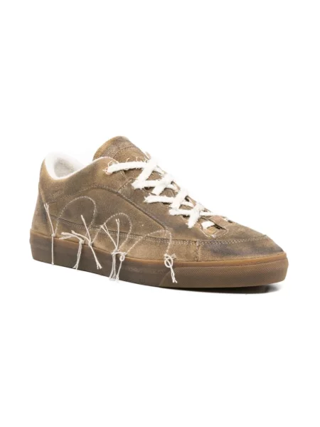 Sneakersy Santha skórzane brązowe
