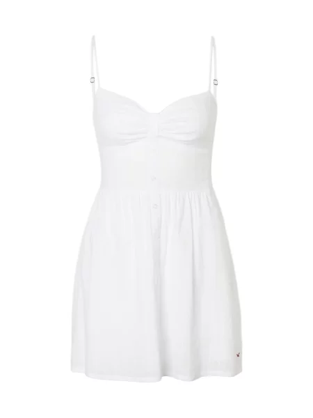 HOLLISTER Rochie de vară alb