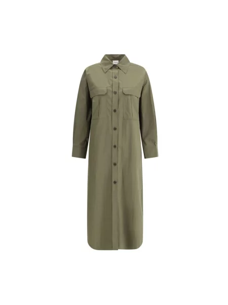 Długa sukienka maxi Parosh zielona