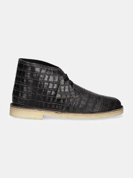 Δερμάτινα κλειστά παπούτσια Clarks Originals Desert Boot μαύρο