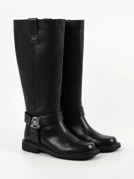 Кожаные сапоги Karl Lagerfeld