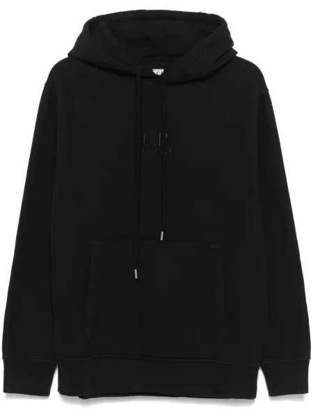 Hanorac cu glugă C.p. Company din fleece negru