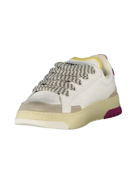 Sneakersy Blauer skórzane białe