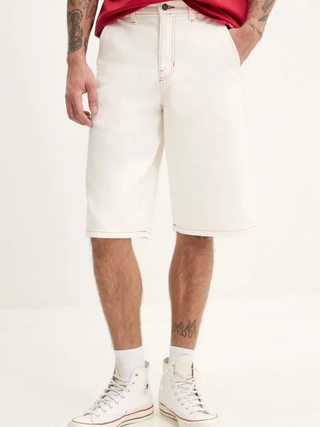 Dickies pantaloni scurti jeans barbati alb