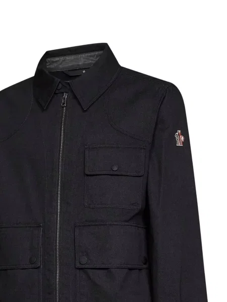 Geacă Moncler Grenoble cu autograf negru