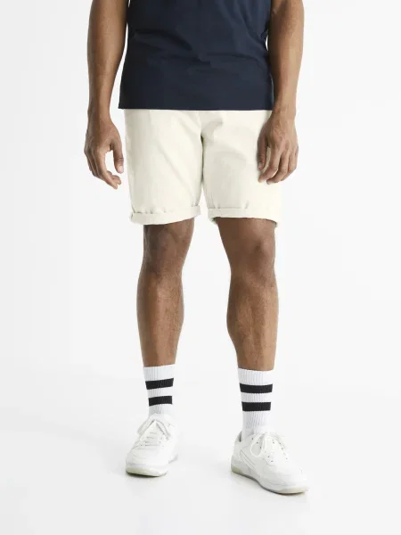 Pantaloni Celio alb
