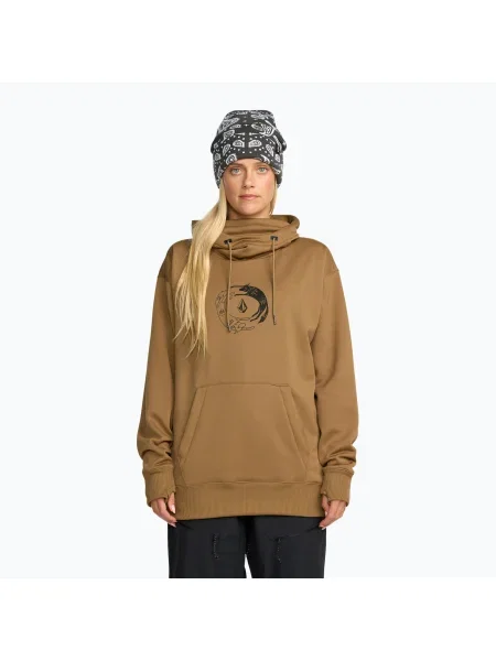 Bluză de snowboard pentru femei Volcom Riding Hydro P/O bronze bronz
