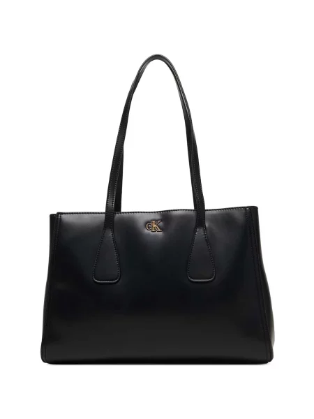 Blugi Calvin Klein business din piele negru