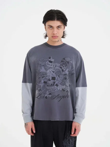 Palton Ed Hardy albastru