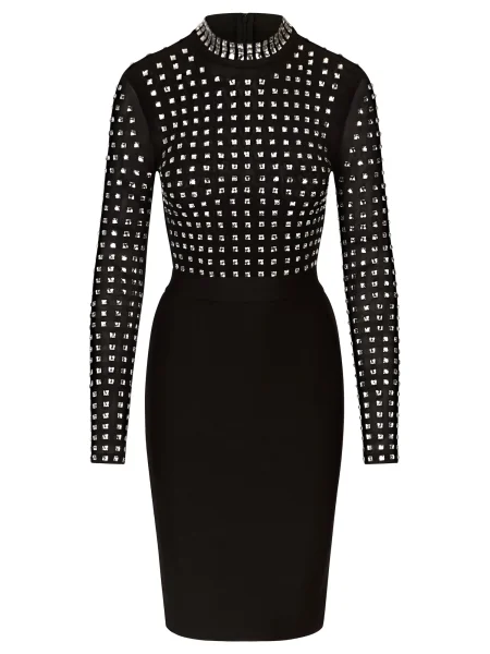 Kraimod Rochie de cocktail gri argintiu negru