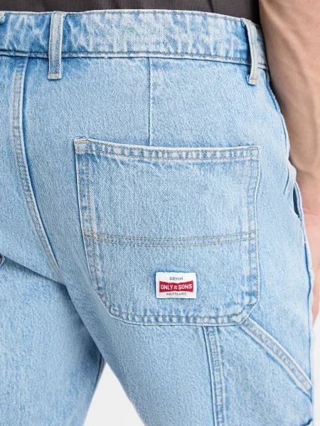 Only & Sons Jeans ONSedge albastru denim negru