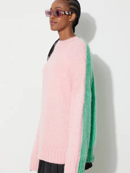 JW Anderson pulover din amestec de lână femei călduros roz
