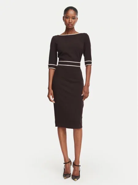 Rinascimento Rochie cocktail maro