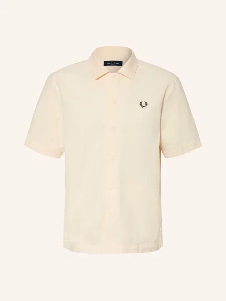 Fred Perry Košile S Krátkým Rukávem Comfort Fit režná
