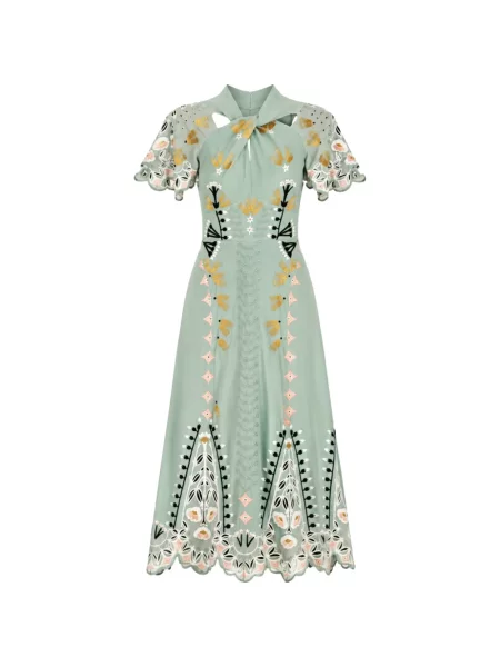Rochie midi Temperley London verde