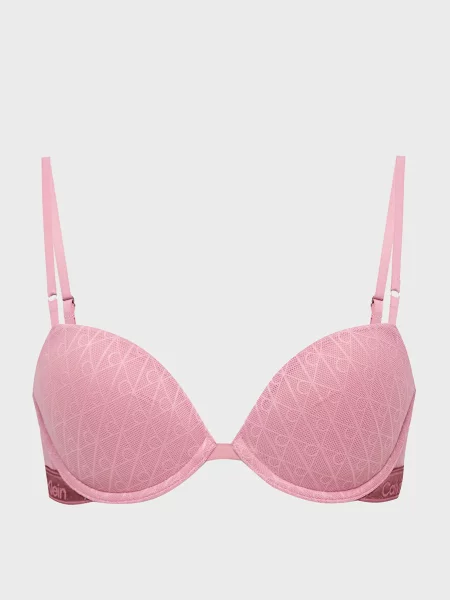 Бюстгальтер Calvin Klein з принтом рожевий