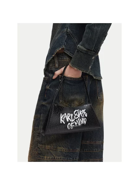 KARL LAGERFELD JEANS Geantă de umăr negru