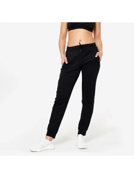 Second Life Spodnie dresowe Domyos slim czarne