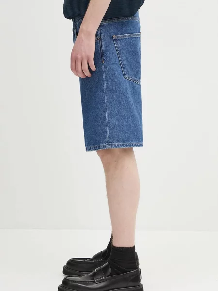 Τζιν σορτς Carhartt WIP Nolan Short ανδρικό μπλε