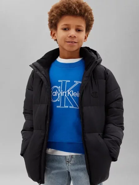 Calvin Klein Jeans jachetă pentru copii negru