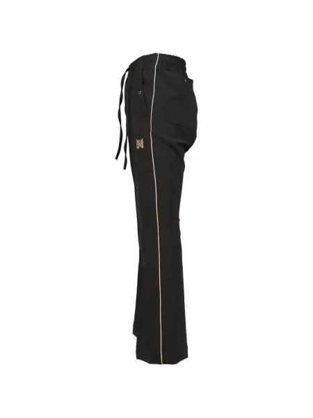 Pantaloni Needles cu broderie negru