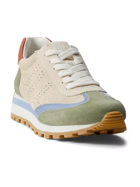 Sneakerși Lauren Ralph Lauren albastru
