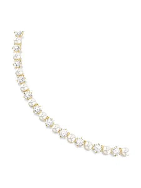 Naszyjnik Swarovski do tenisa żółty