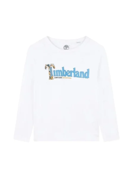 Tricou copii Timberland alb