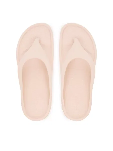 Japonki Crocs beżowe