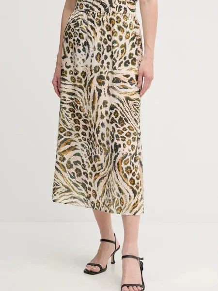 Marc Aurel fustă midi drept bej
