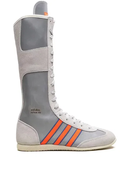 Sneakerși Adidas Superstar cu dungi gri
