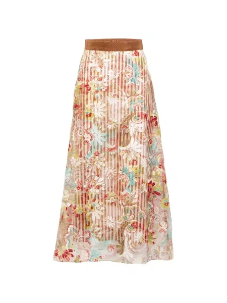 Fustă Silvia Tcherassi cu imagine