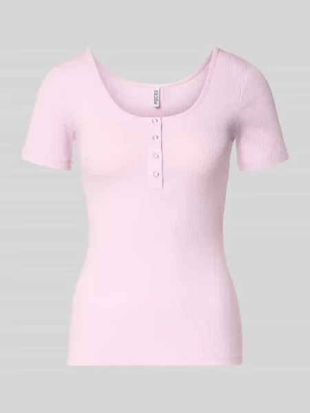 T-shirt o kroju slim fit z mieszanki bawełny ekologicznej Model KITTE' Pieces