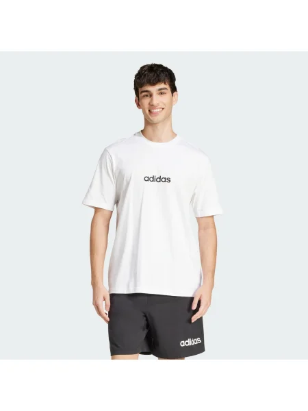 ADIDAS SPORTSWEAR Tricou funcțional Essentials Linear negru alb