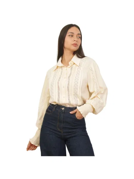 Top La Modeuse galben