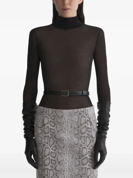 Tricou mânecă lungă Mugler gri