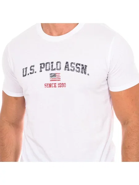 Tricou polo U.s. Polo Assn. alb