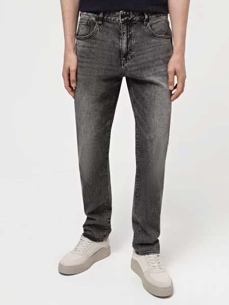 Armani Exchange Прямі джинси чорний