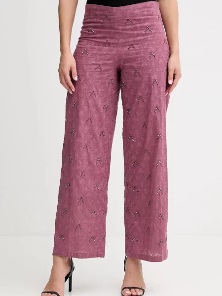 Hoss Intropia pantaloni drept high waist roz
