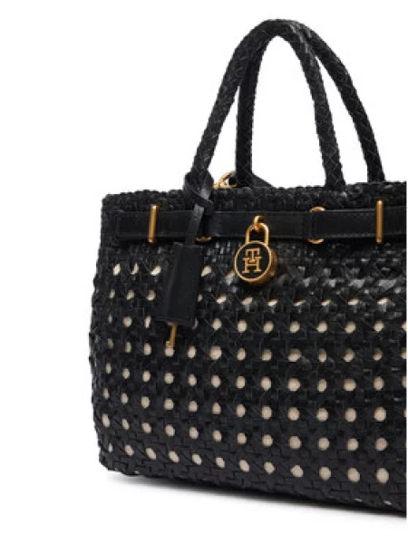 Tommy Hilfiger torba za žene kožna crna
