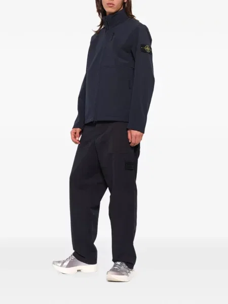 Geacă Stone Island cu strasuri albastru