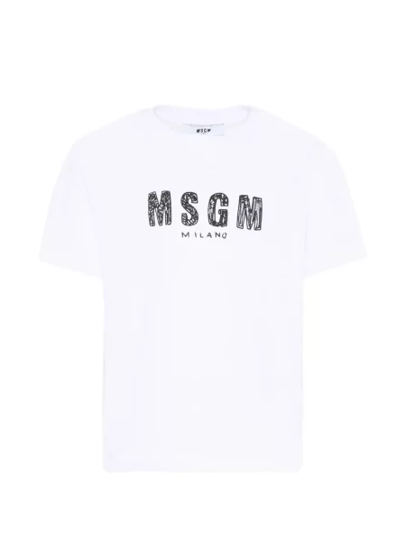 Koszulka dziecięca Msgm biała