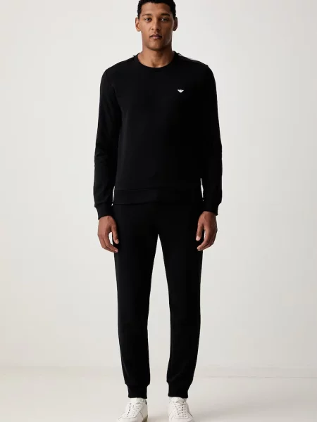 Emporio Armani Underwear compleu de loungewear pentru bărbați cu negru