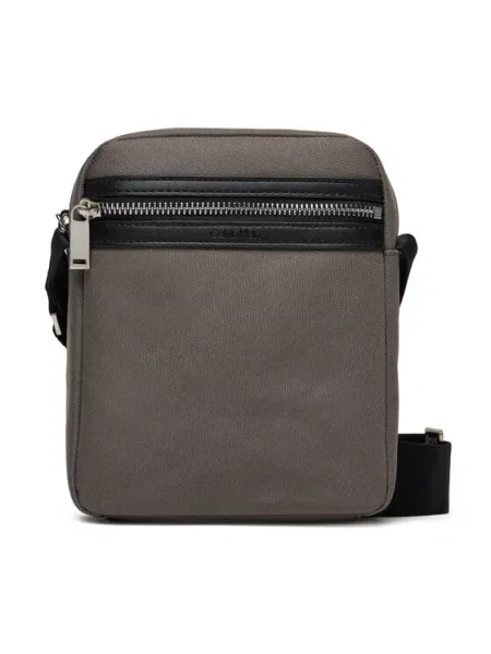Calvin Klein Maža rankinė Contrast Reporter Pilka juoda