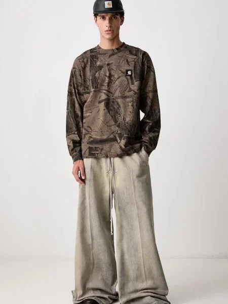 Tricou cu mânecă lungă Carhartt Wip cu pene